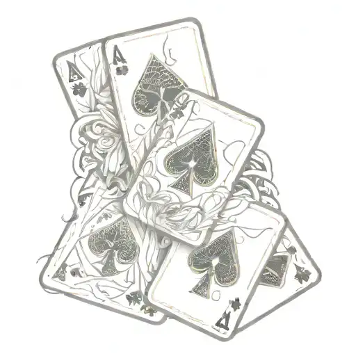 4 Aces And A Joker Card