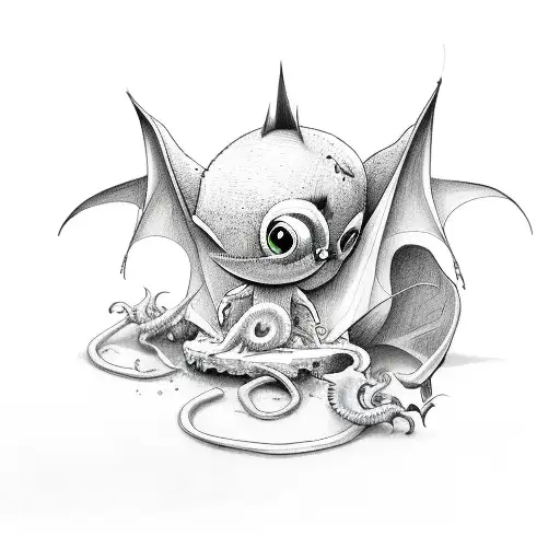 Bat And Ouctopus