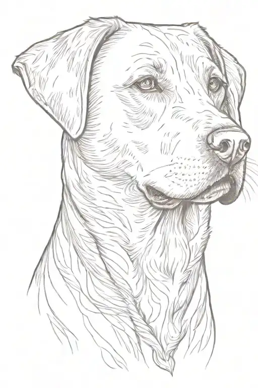 Labrador Retriever Portrait