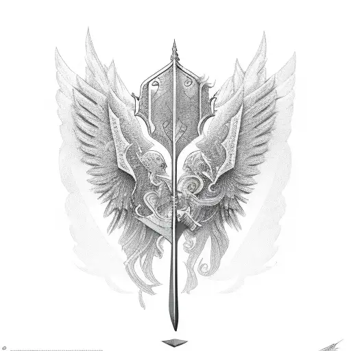Sword With Wings Cyberpank