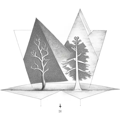 Dead Tree And Black Band Triangle