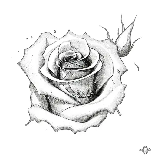 Brave Tough Cross Catholic Roses