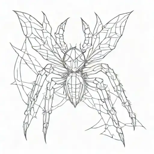 Spider Interpreted As The Playboy Bunny Logo