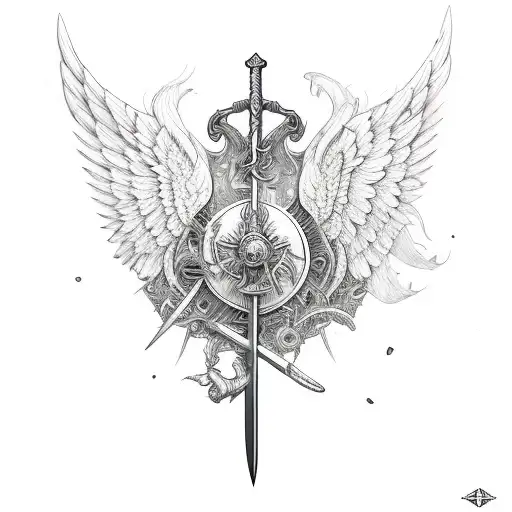 Sword With Wings Cyberpank