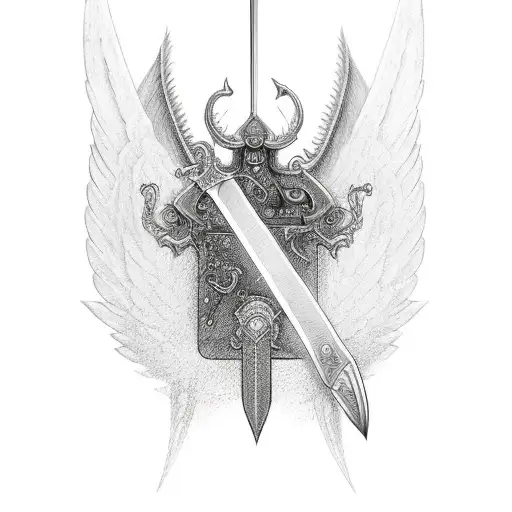 Sword With Wings Cyberpank
