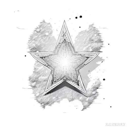 Small Star From The Letter A