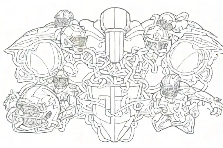 Chest Tattoo 2005 God Family Richmond Football