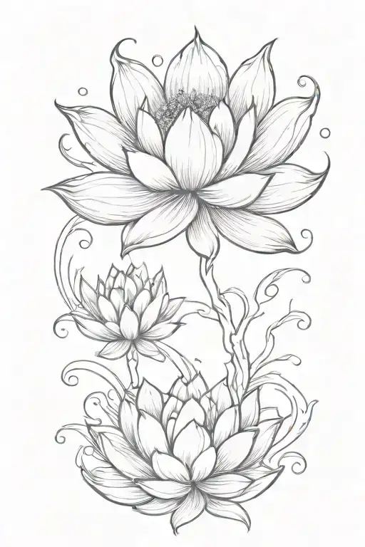 Phoenix Water Lotus Flower