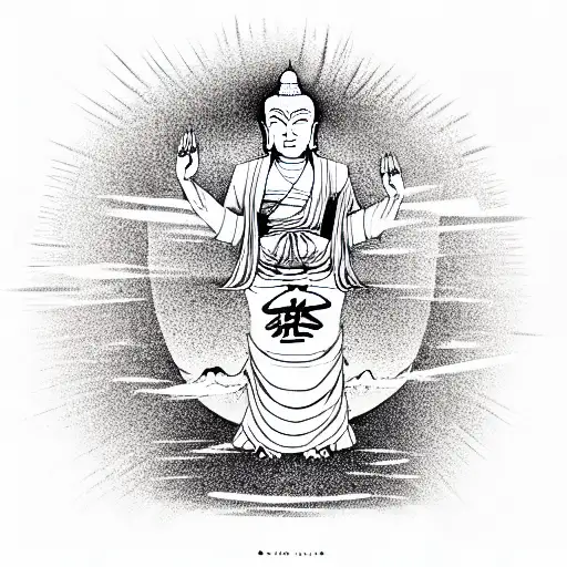 Japanese Evil In Between Gautam Buddha