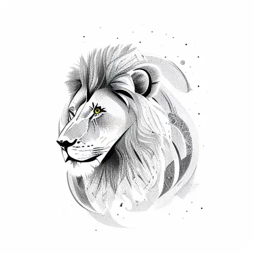 Lion And Bear Geometric