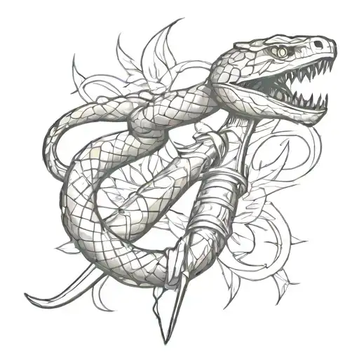 Snake In A Dagger