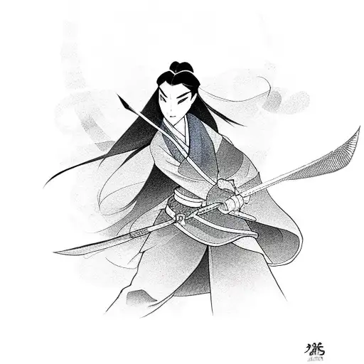 Mulan With Sword