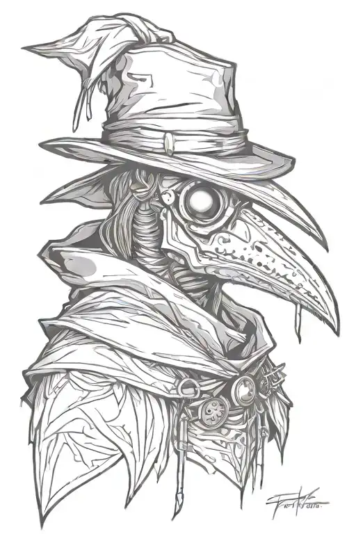 Grafitti Style Plague Doctor