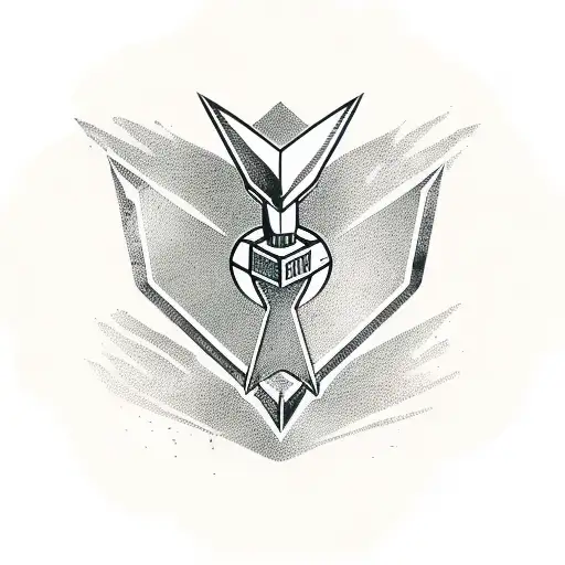 Top Gun Logo With Ace Of Spade Behind It