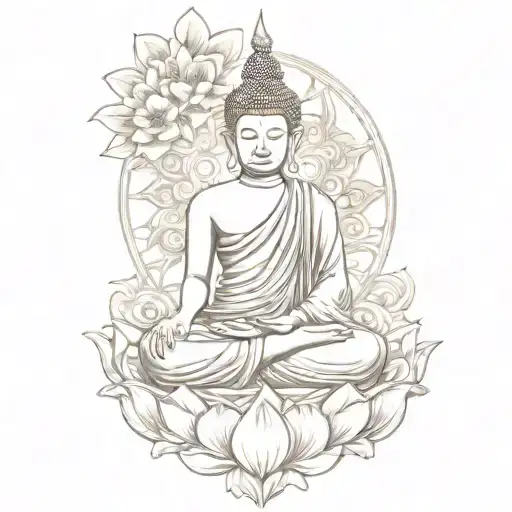 Thai Buddha For Sak Yant