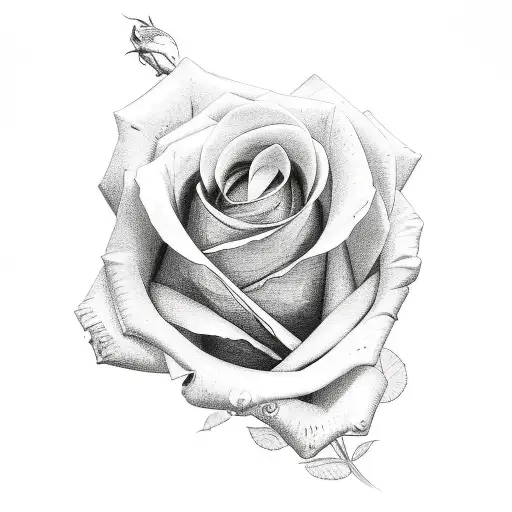 Rose With Bailey Written On It