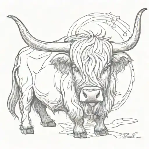 Highland Cow Art