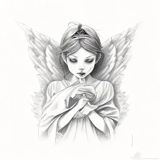 Angel With Compas And Thunder