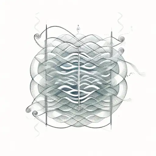 Soundwaves Flowing Into A Music Note