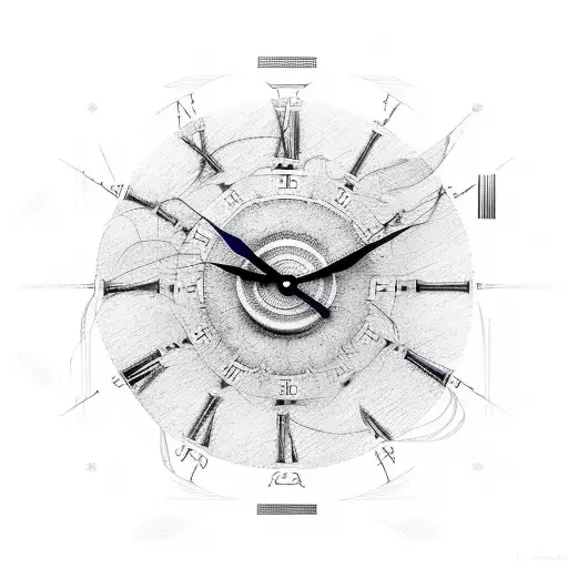 Enjoying The Passage Of Time Designed Into A Clock