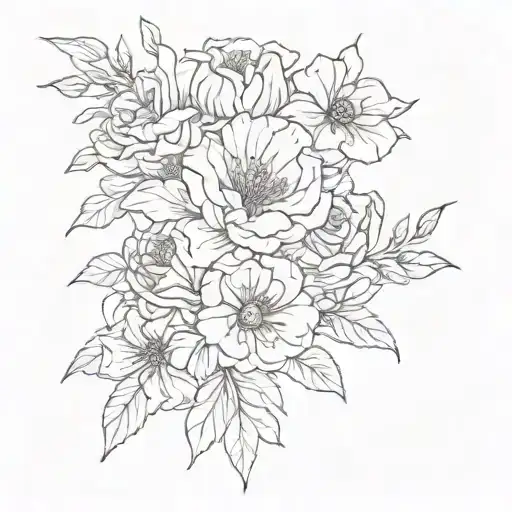 Fine Line Store Bought Flowers