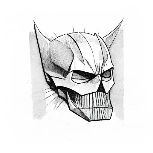 Renessance Batman Skull