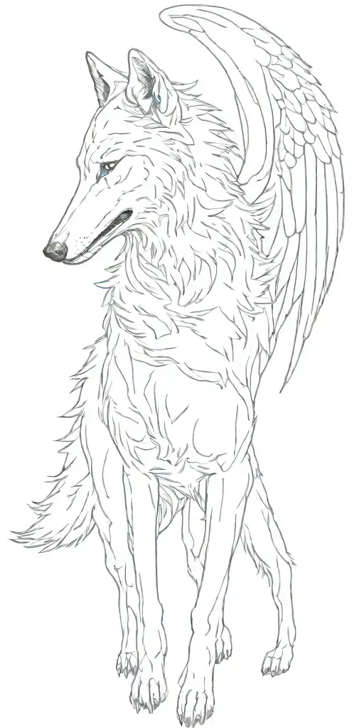 Angel Wolf Nature