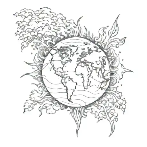 The Earth Is On Fire