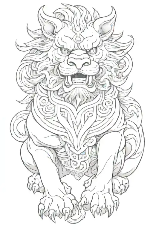 Full Body Foo Dog