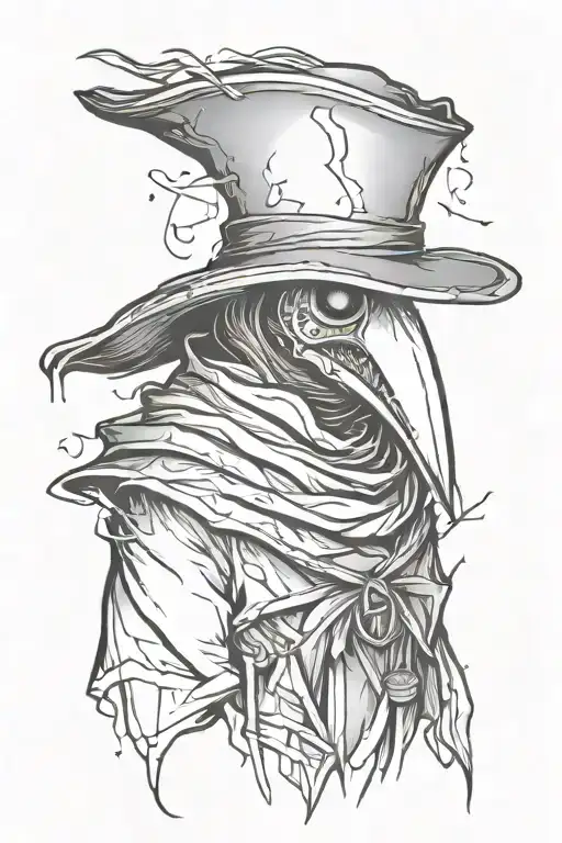Simple Grafitti Style Plague Doctor