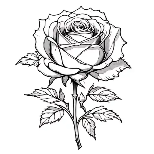 Rose Without The Stem Rose