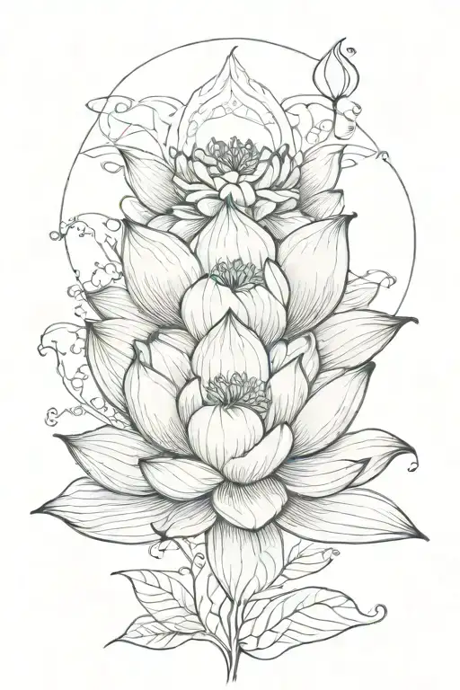 Lotus With Bible Verse Written