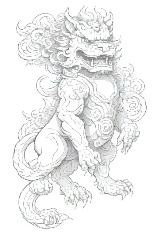 Full Body Foo Dog
