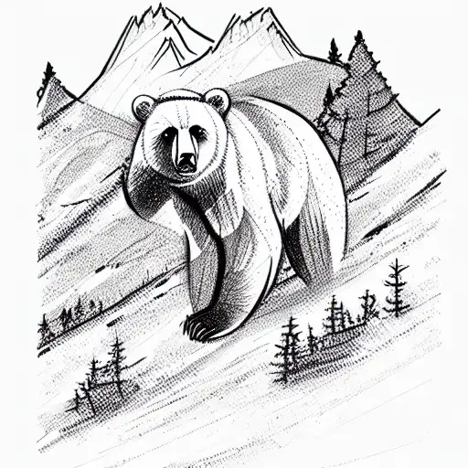 Bear In The Moutains
