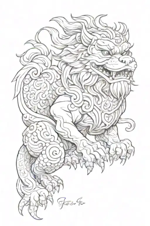 Full Body Foo Dog