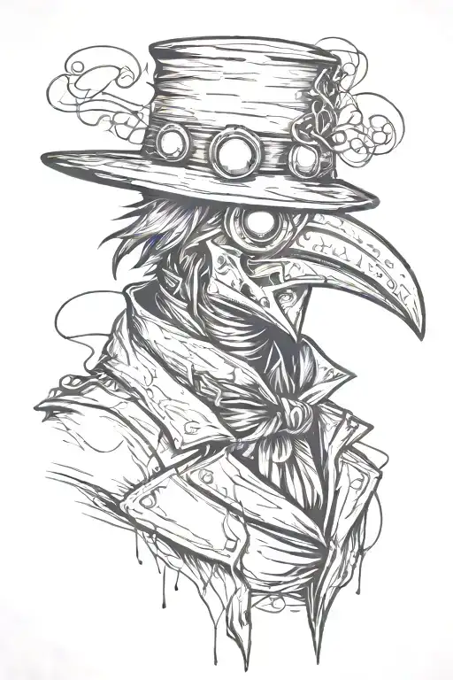 Grafitti Style Plague Doctor
