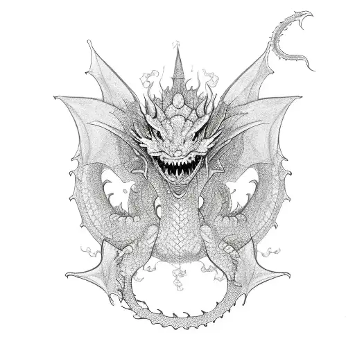 Semicolon With Dragon