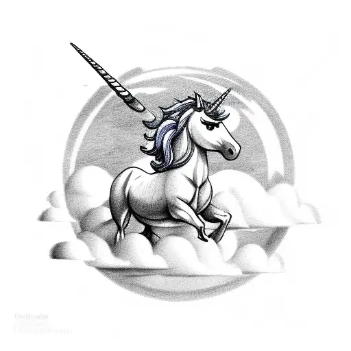 Unicorn On A Cloud