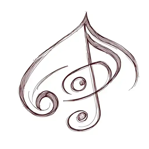 Music Note Fading Off