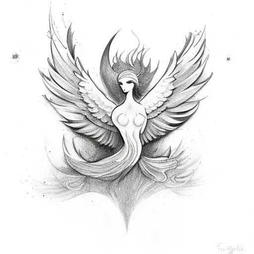 Persephone As Phoenix Rising