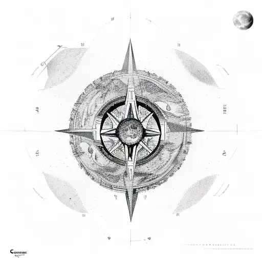 Cresent Moon Will Compass