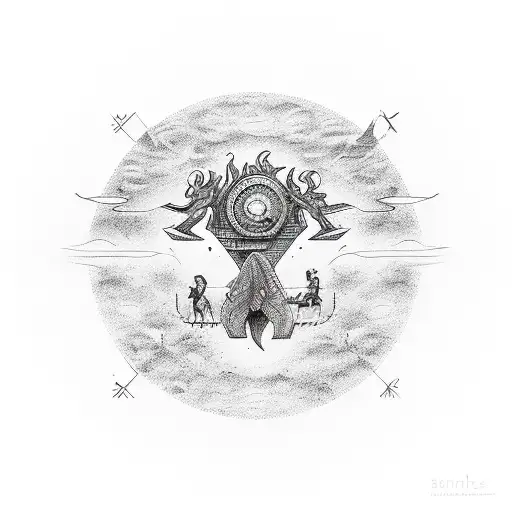 Fenix In A Circle Of Fire