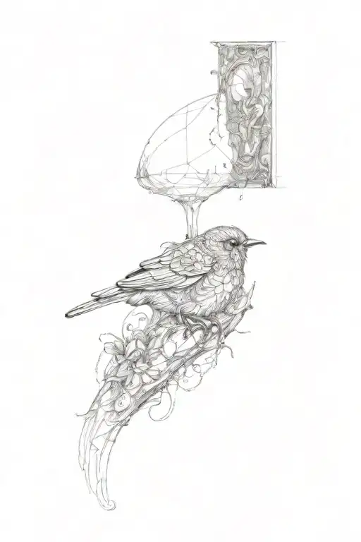 Bird With Spider Eyes Looking For A Moon