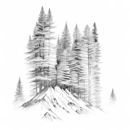 Mountain With Forest