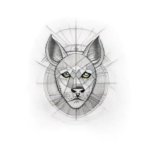 Chest Tattoo Of Scratch With Jesus Inside