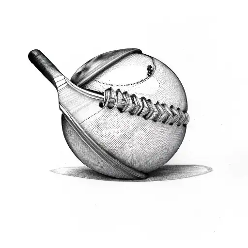 Cricket Ball And Bat