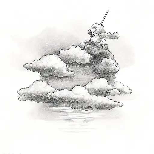 Christian Cross Clouds Betty Jean