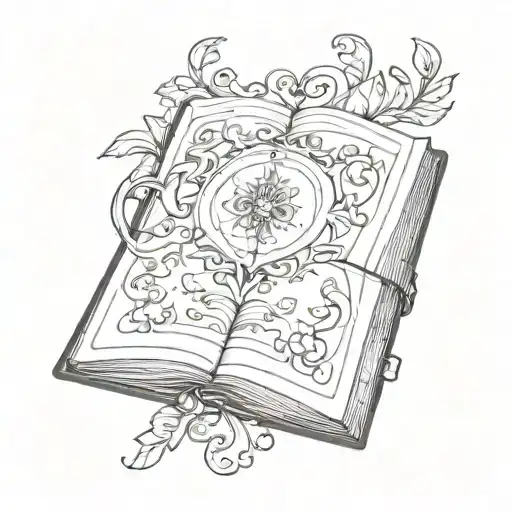 Open Book Symbolizing