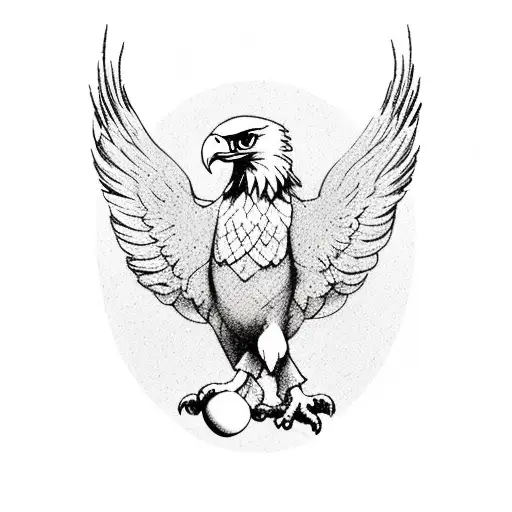 Eagle With Ping Pong