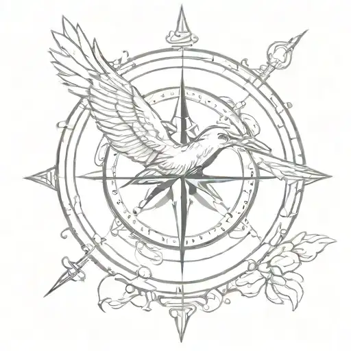 Simple Brid Bring A Compass